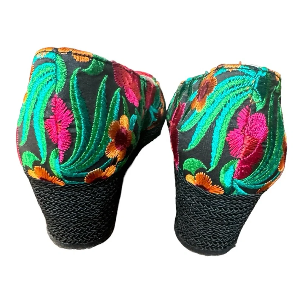 Sesto Meucci|Bali Takumi Floral Peep-Toe Wedge Espadrille Sandal.